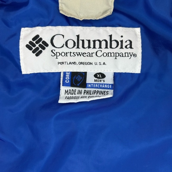 Columbia Men's Interchange Ski Jacket XL Blue and Gray Winter shell-Outdoor Coat - Picture 6 of 16